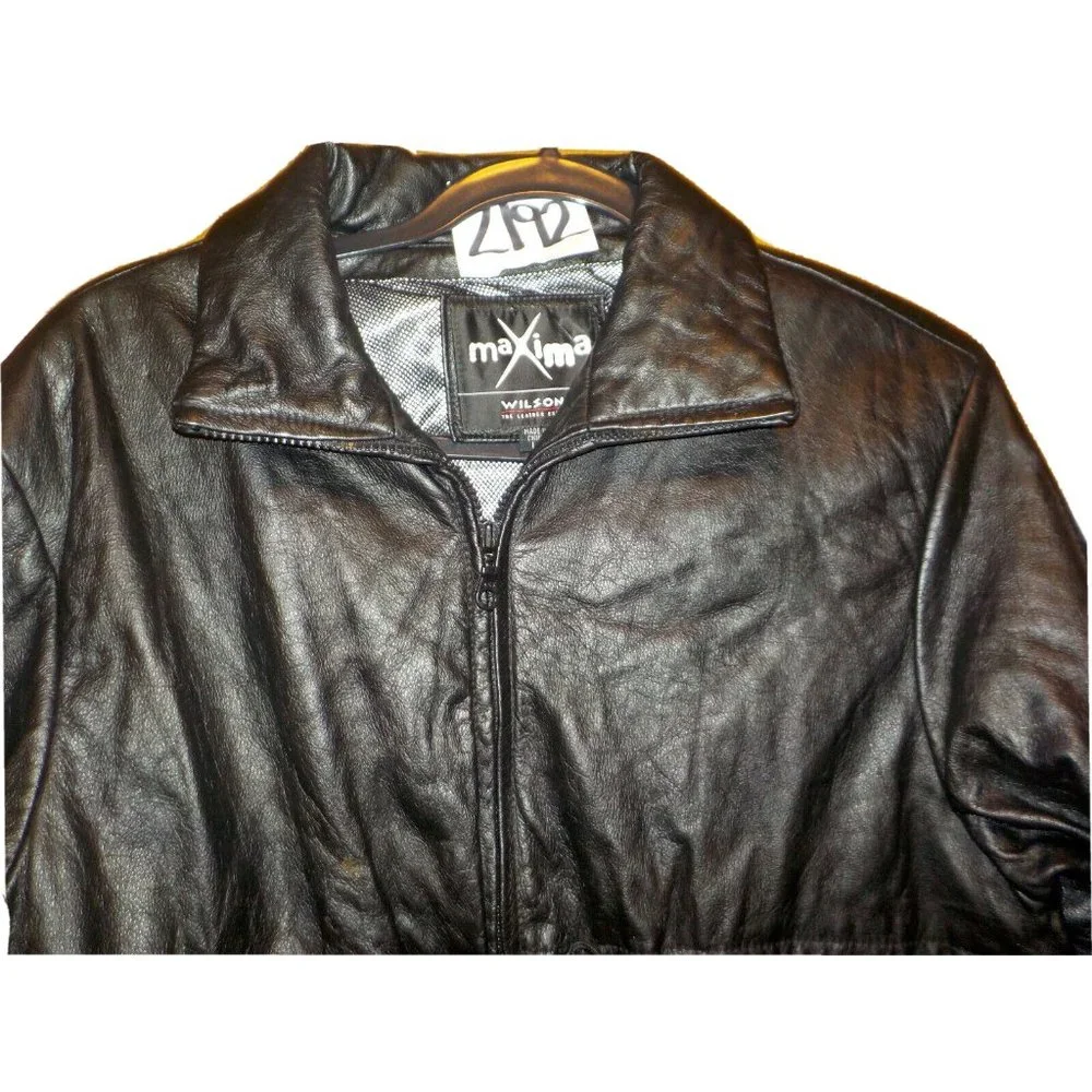 Vintage Wilson's Maxima Leather Jacket Full Thermal Lining